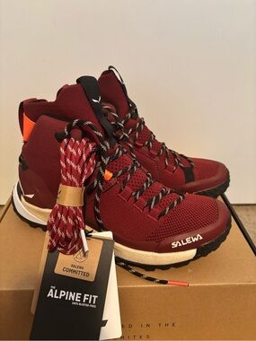 Salewa Women's Puez Knit Mid Trail Boot for Hiking/Trekking (Size: 6.5 W)